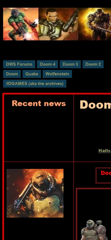Doom Wad Station 首页截图