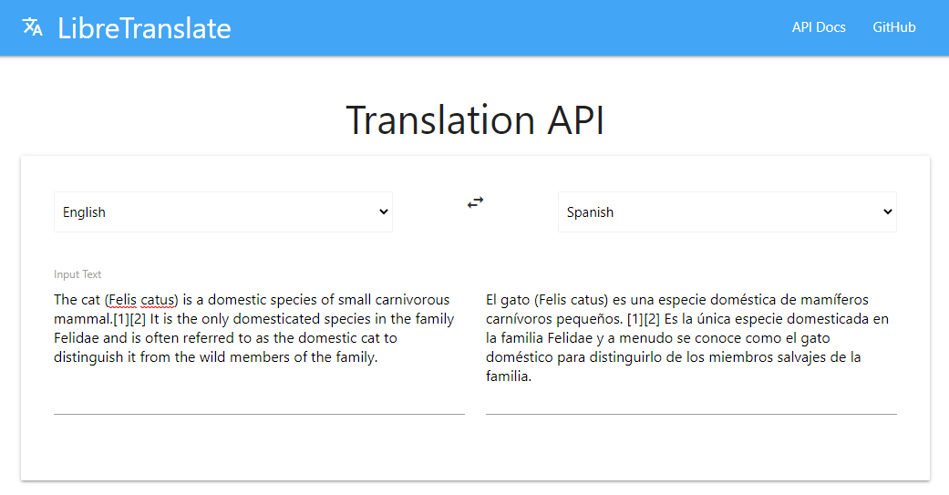 LibreTranslate - 开源自由的机器翻译 API · Twitter