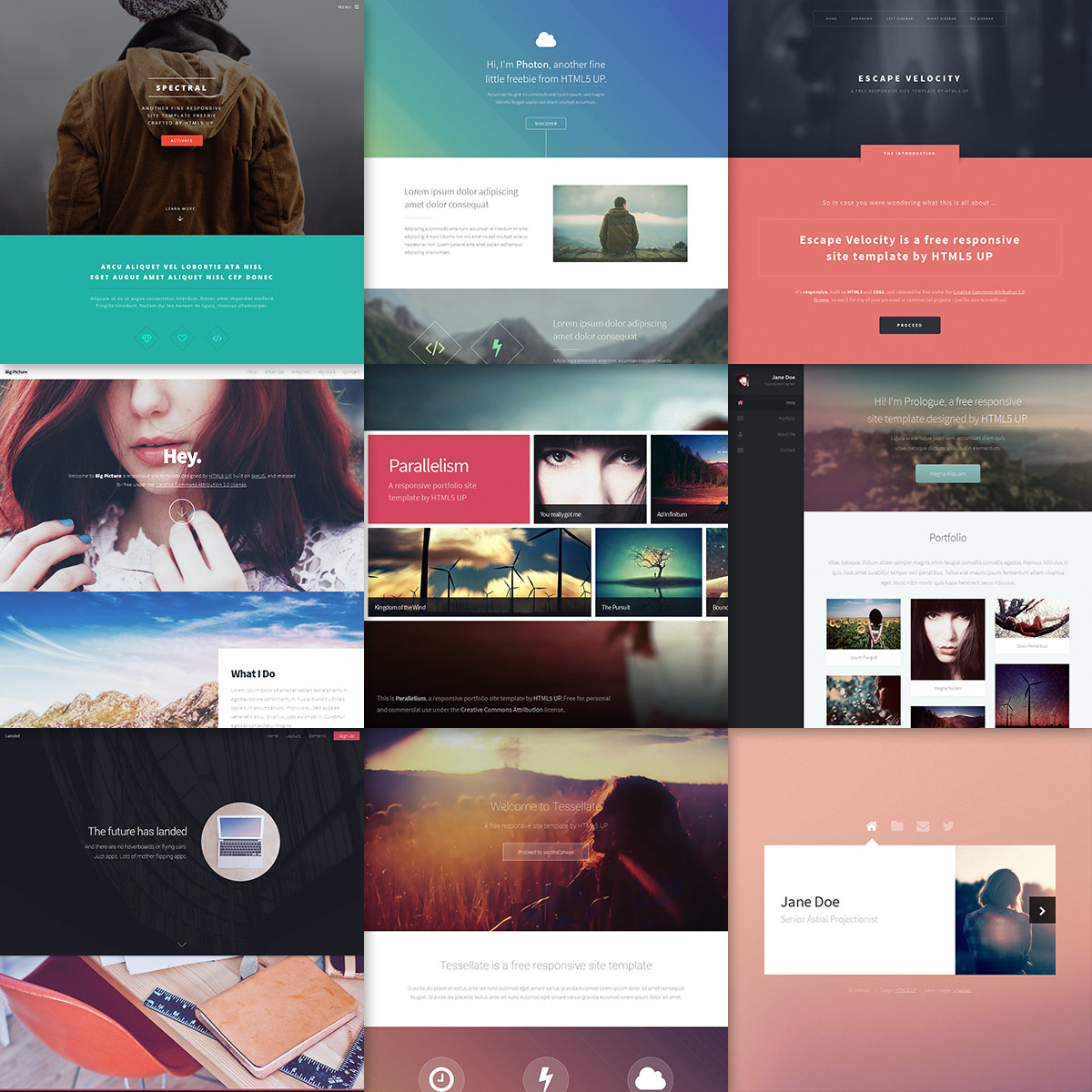 HTML5 UP · Twitter