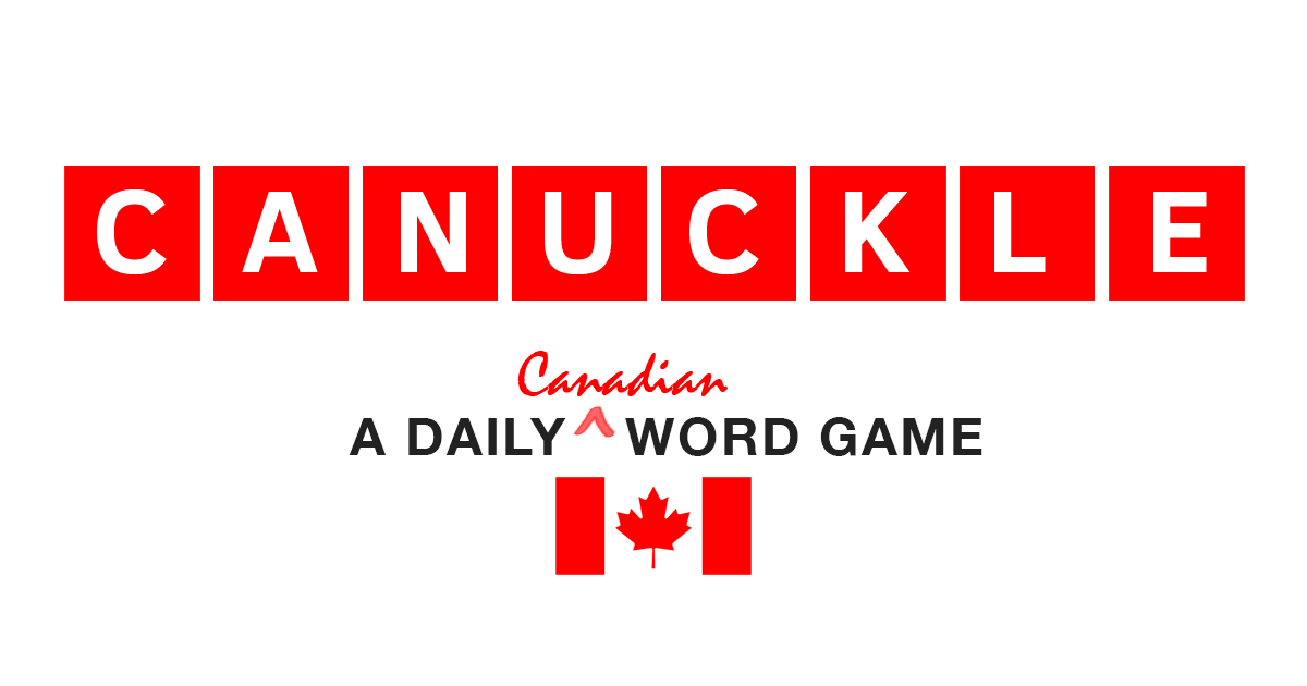 Canuckle - A daily Canadian word game · Twitter