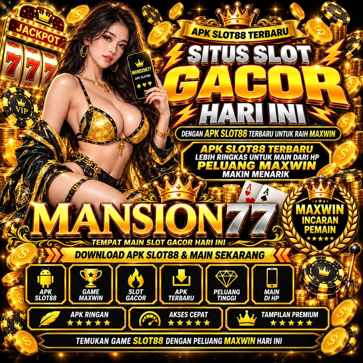 MANSION77 ♨️ Situs Slot Gacor Hari Ini dengan APK Slot88 Terbaru untuk Kejar Maxwin · Twitter