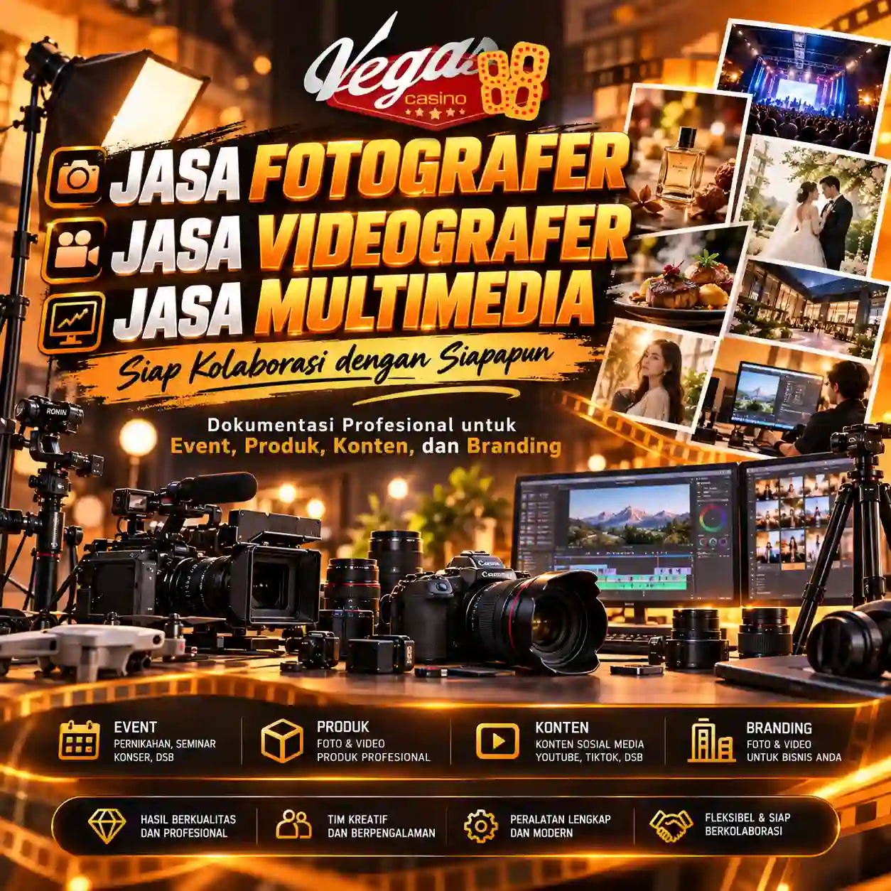 VEGAS88 Jason Towlen # Kolaborasi Di Bidang Multimedia, Fotografer, dan Videografer · Twitter
