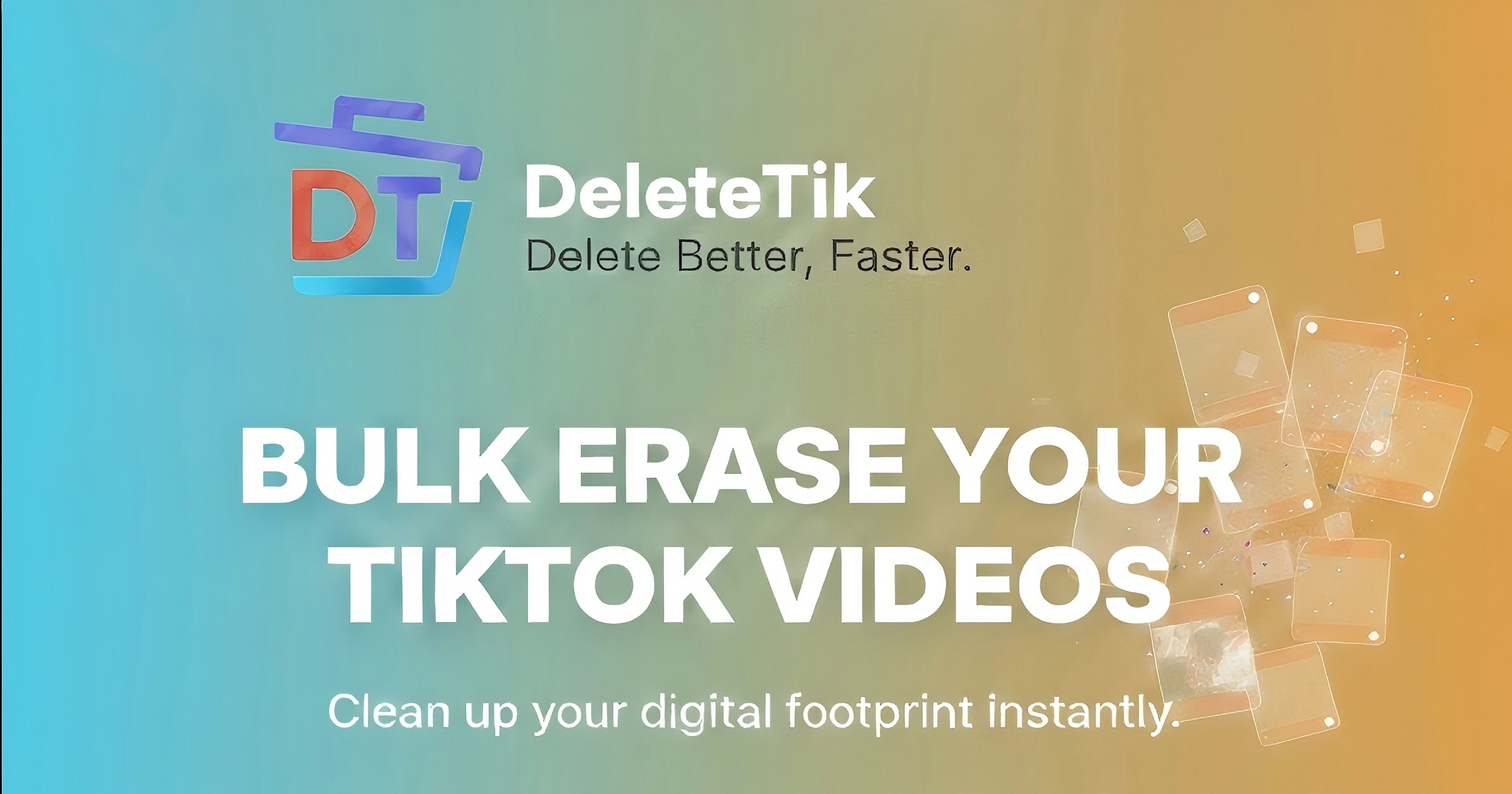 DeleteTik | 安全批量清理 TikTok 视频、收藏、转发和点赞 · Twitter