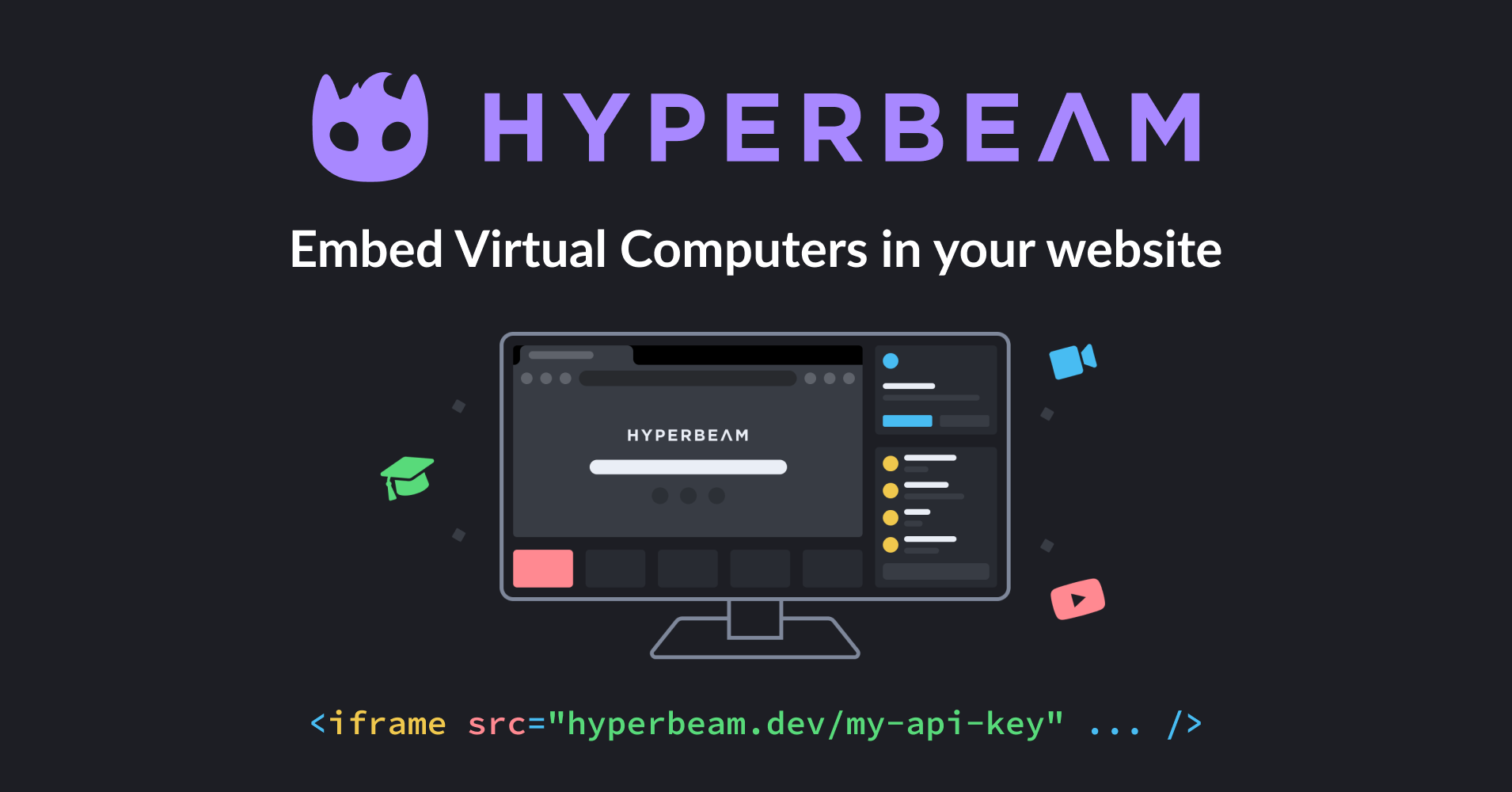 Hyperbeam — Embed Virtual Computers in your website · Twitter
