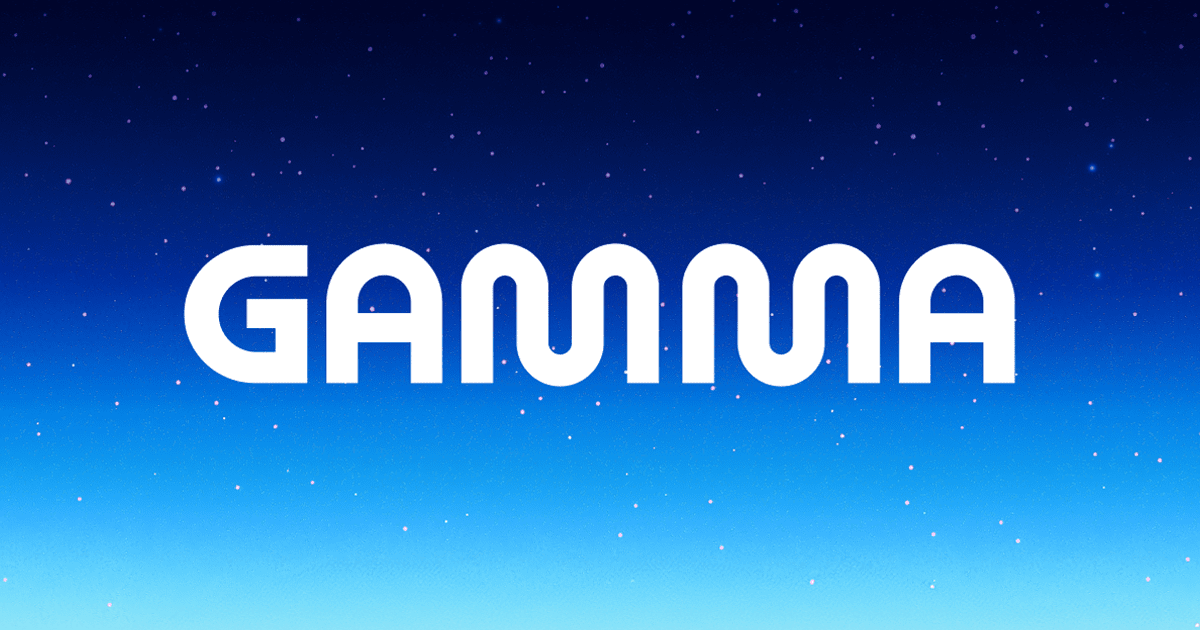 Gamma | 最佳 AI 演示文稿制作工具与网站构建器 · Twitter