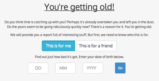 How old are you getting? Let us explain it properly! · Twitter
