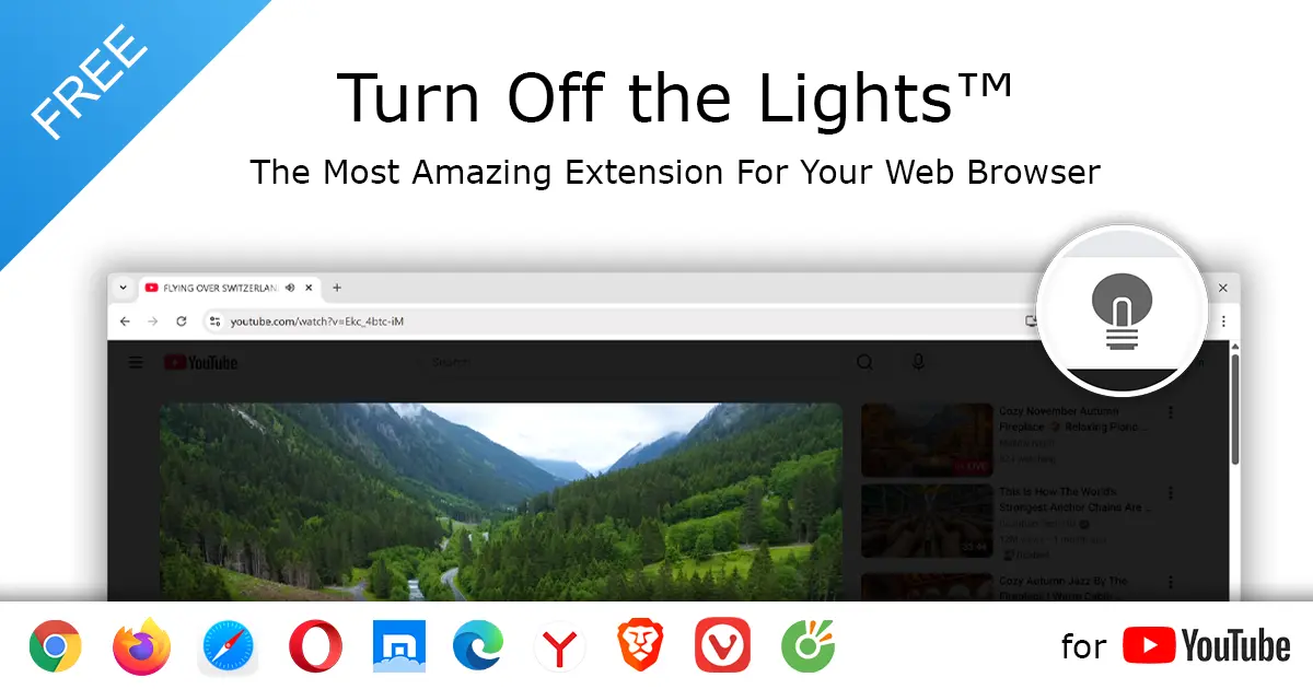 Turn Off the Lights：#1 免费暗色模式浏览器扩展！ · Twitter