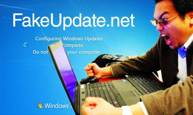 Fake Windows Update Screens