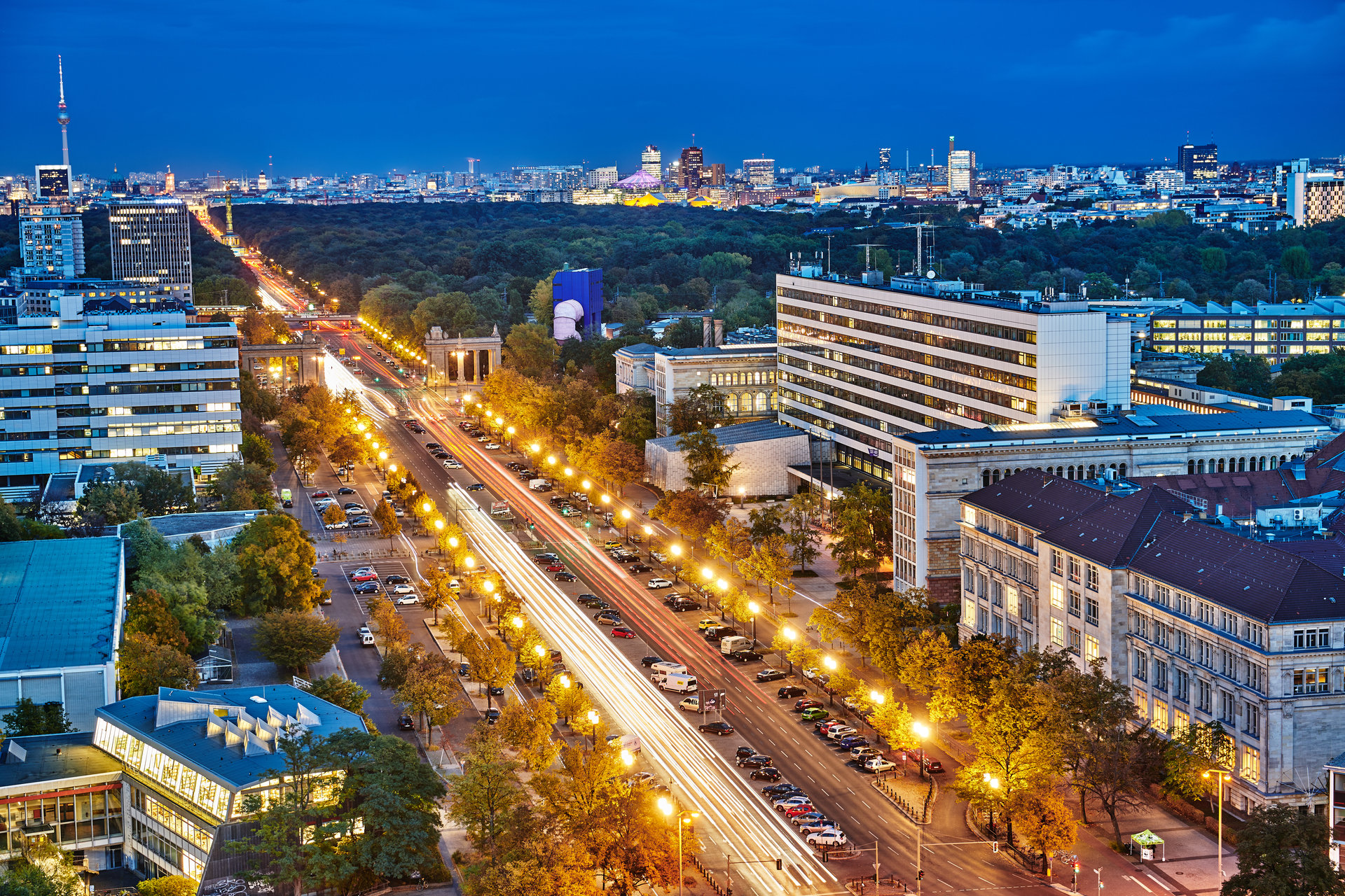 Top view of TU Berlin
