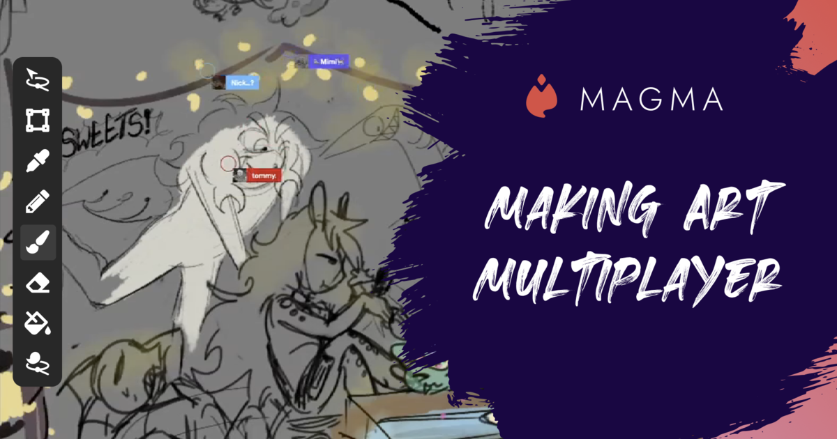 Magma – Multiplayer art platform for Art Jams and creative workflows · Twitter