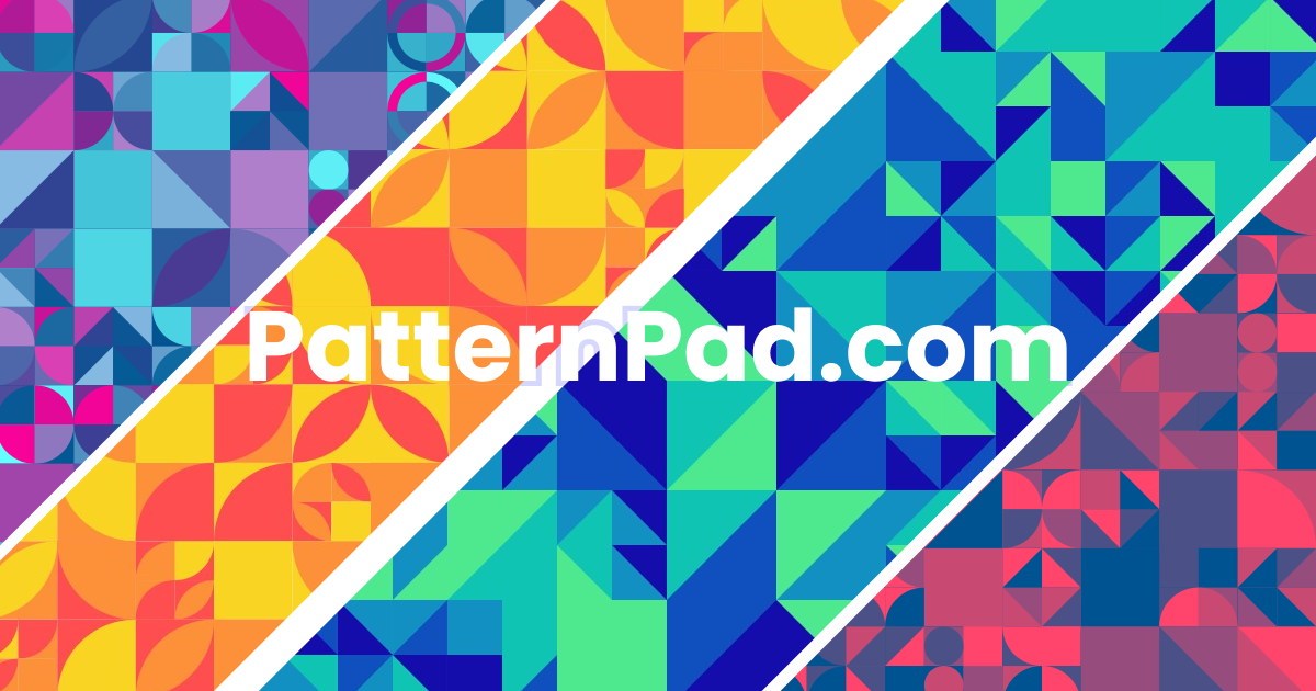 PatternPad - Create beautiful patterns for presentations, social media or branding. · Twitter