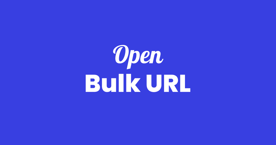 Bulk URL Opener: Open Multiple URLs at Once, Free · Twitter
