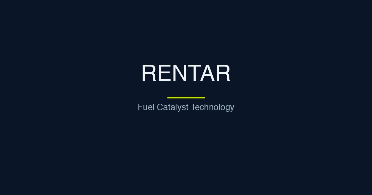 Rentar — Fuel Catalyst Technology & Emissions Reduction · Twitter
