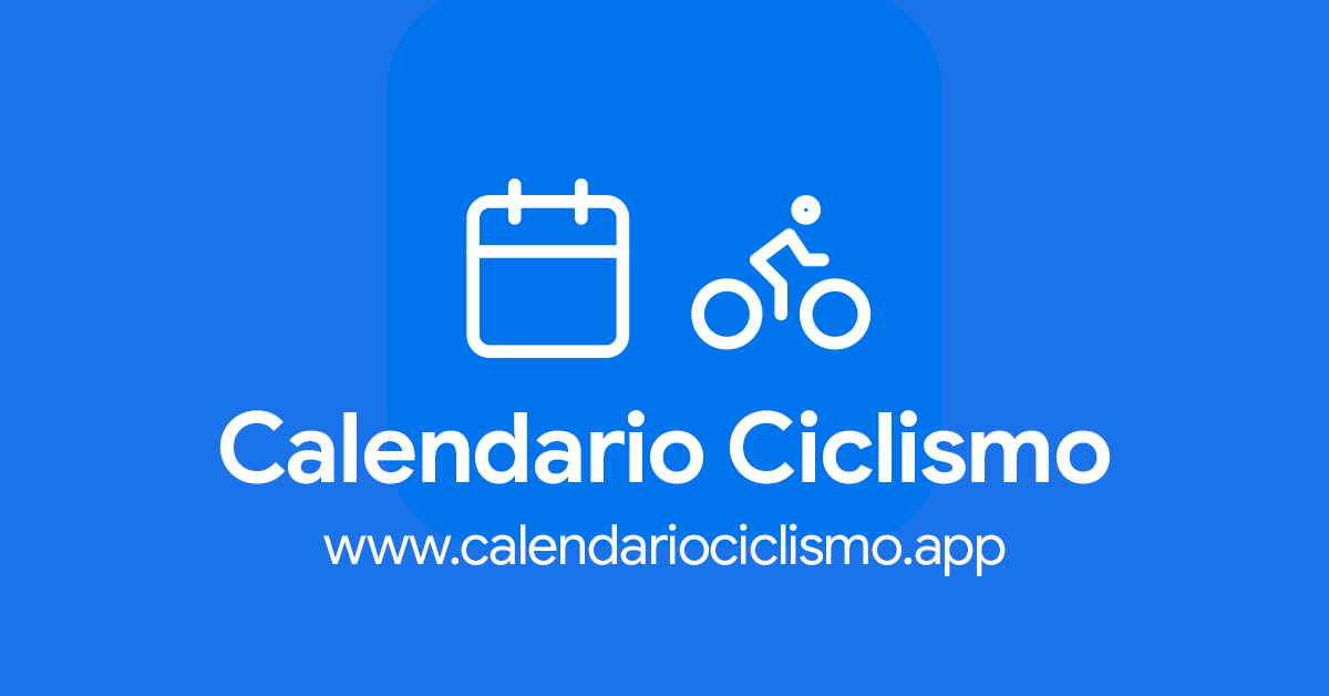 Calendario Ciclismo App · Twitter