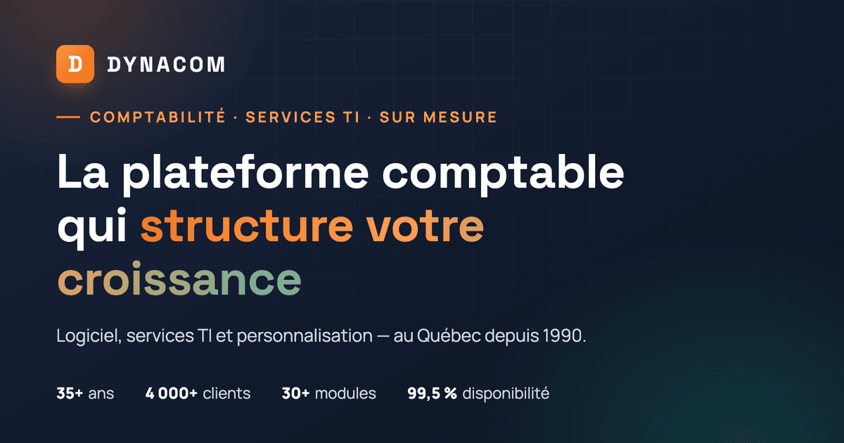 Dynacom | Logiciel de comptabilité et services TI · Twitter