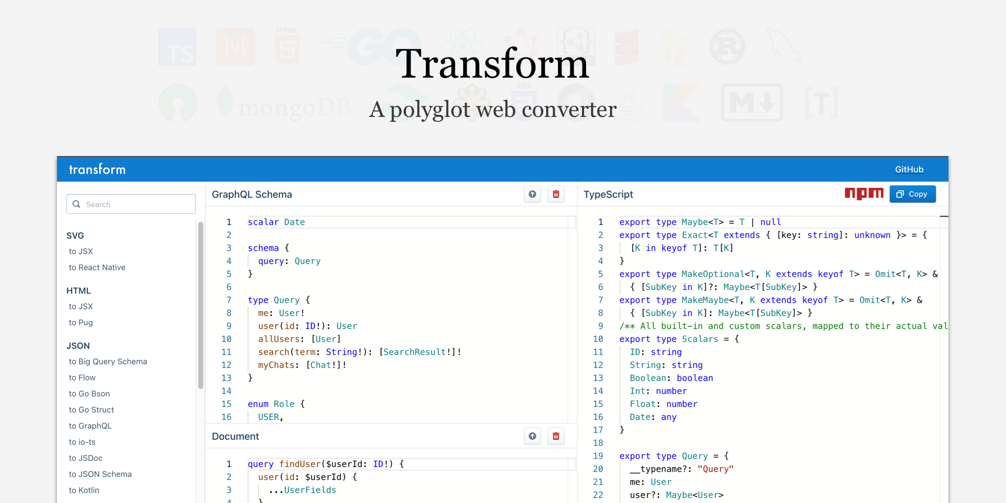 Transform · Twitter