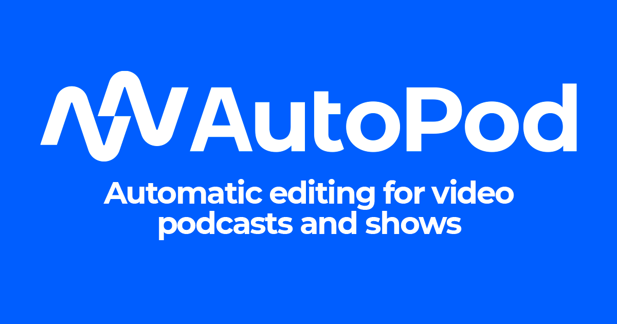 AutoPod | Automatic Podcast Editing for Premiere Pro · Twitter