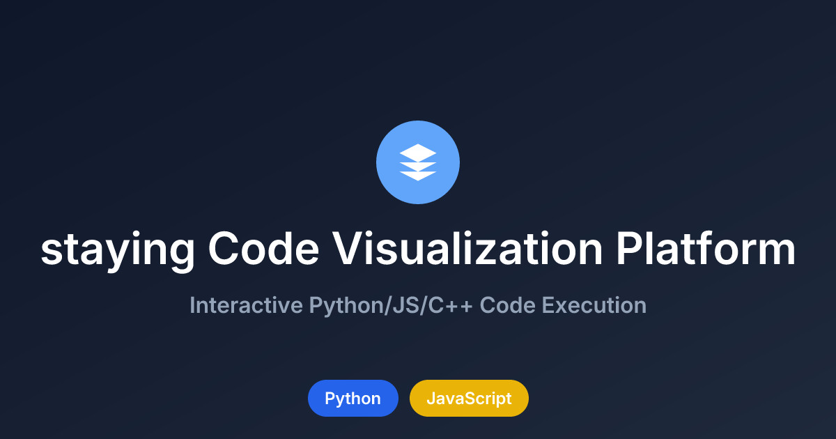 staying Code Visualization Platform Interface