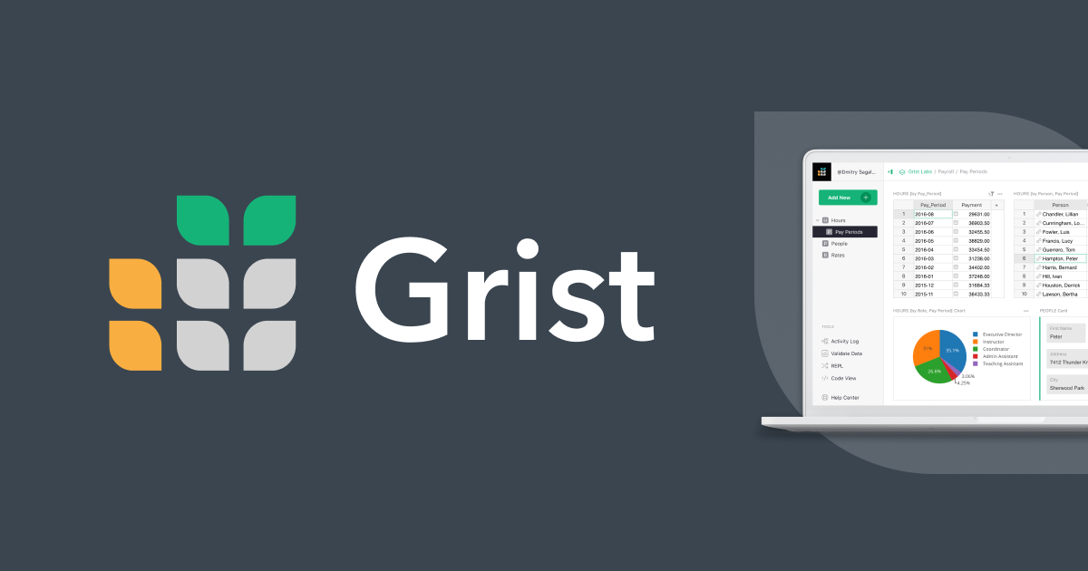 Spreadsheet Software to End Data Chaos | Grist · Twitter