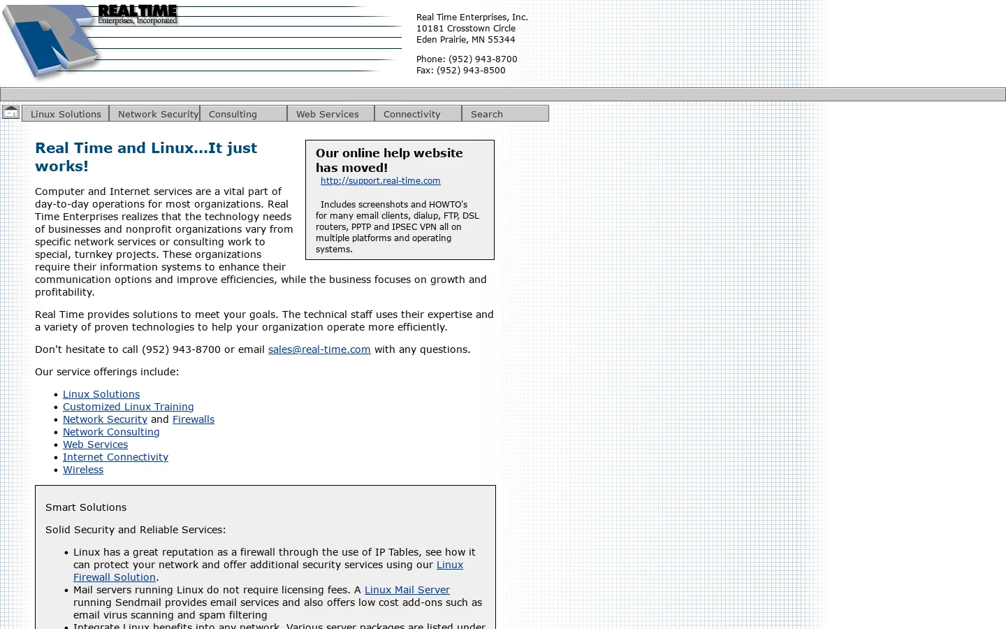 Real Time Enterprises, Inc 首页截图