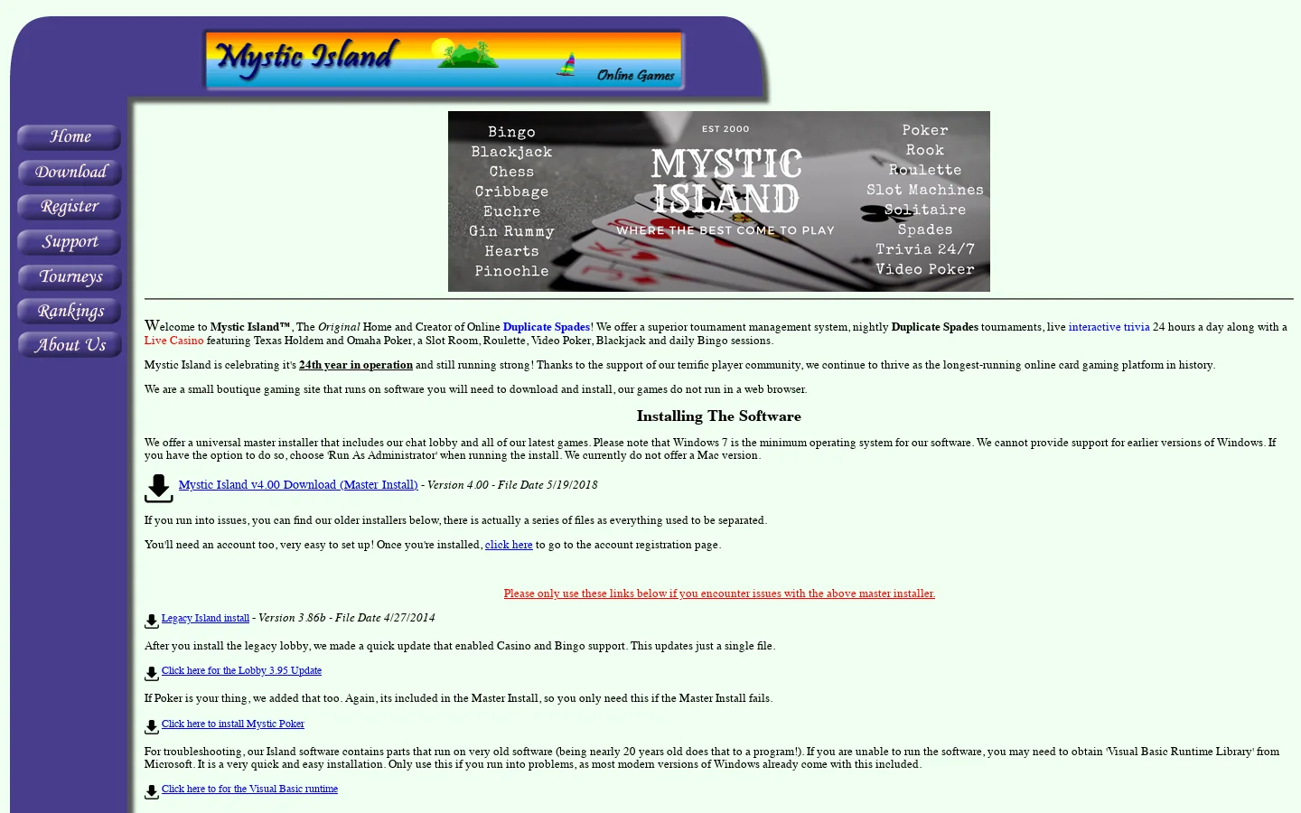 Mystic Island 首页截图