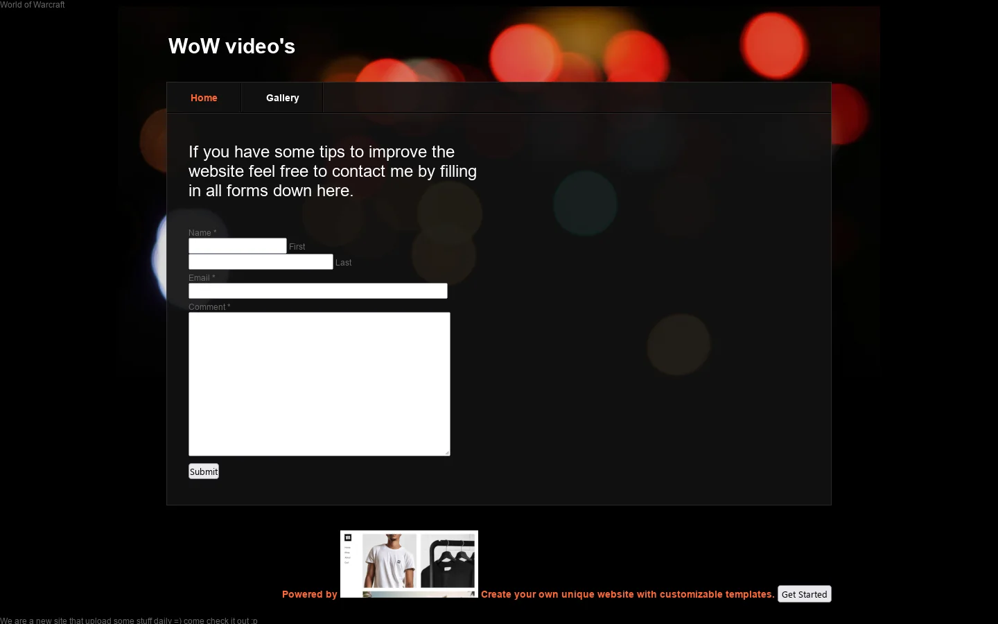 WoW video's - Home 首页截图