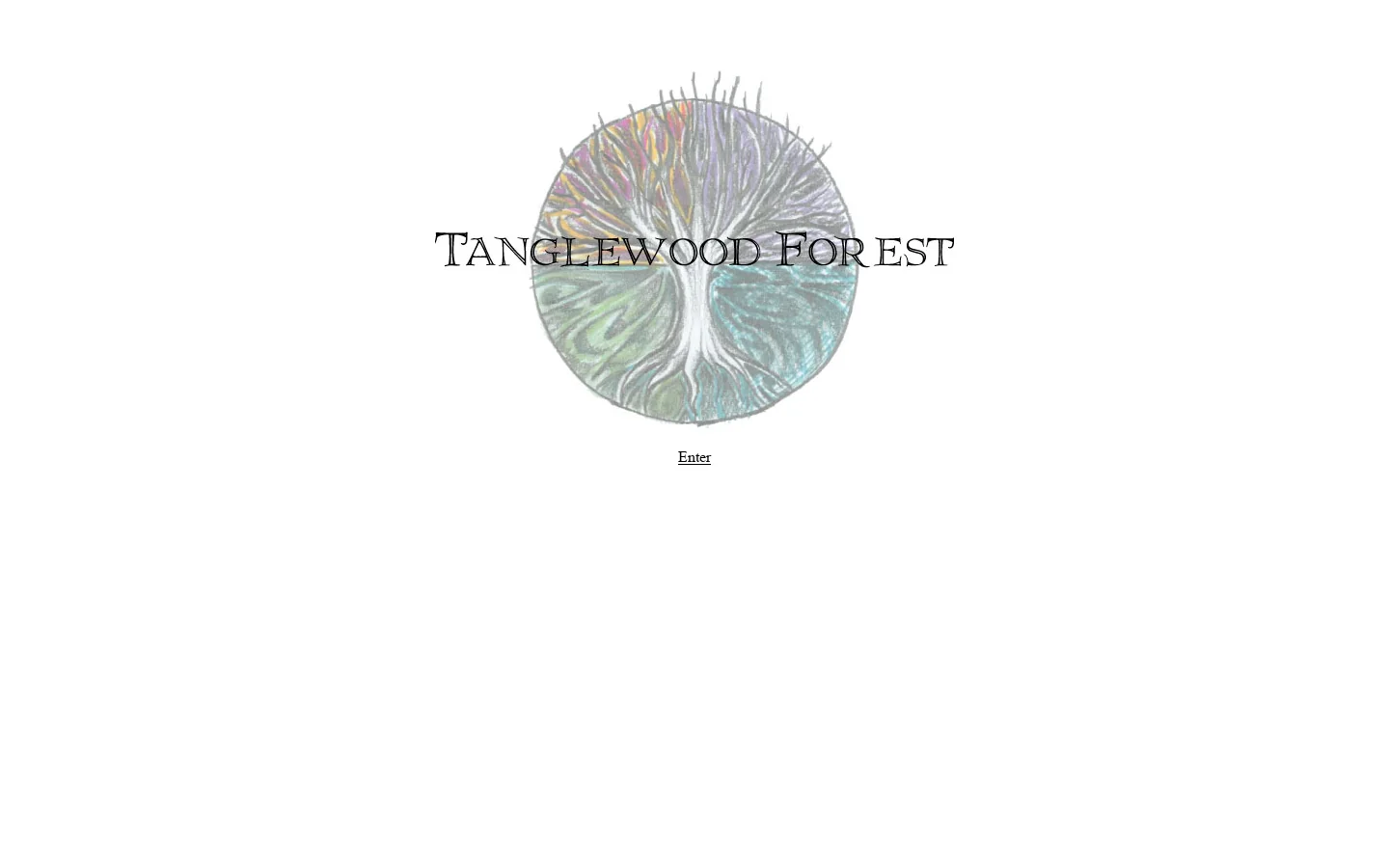 Tanglewood Forest Event Site 首页截图