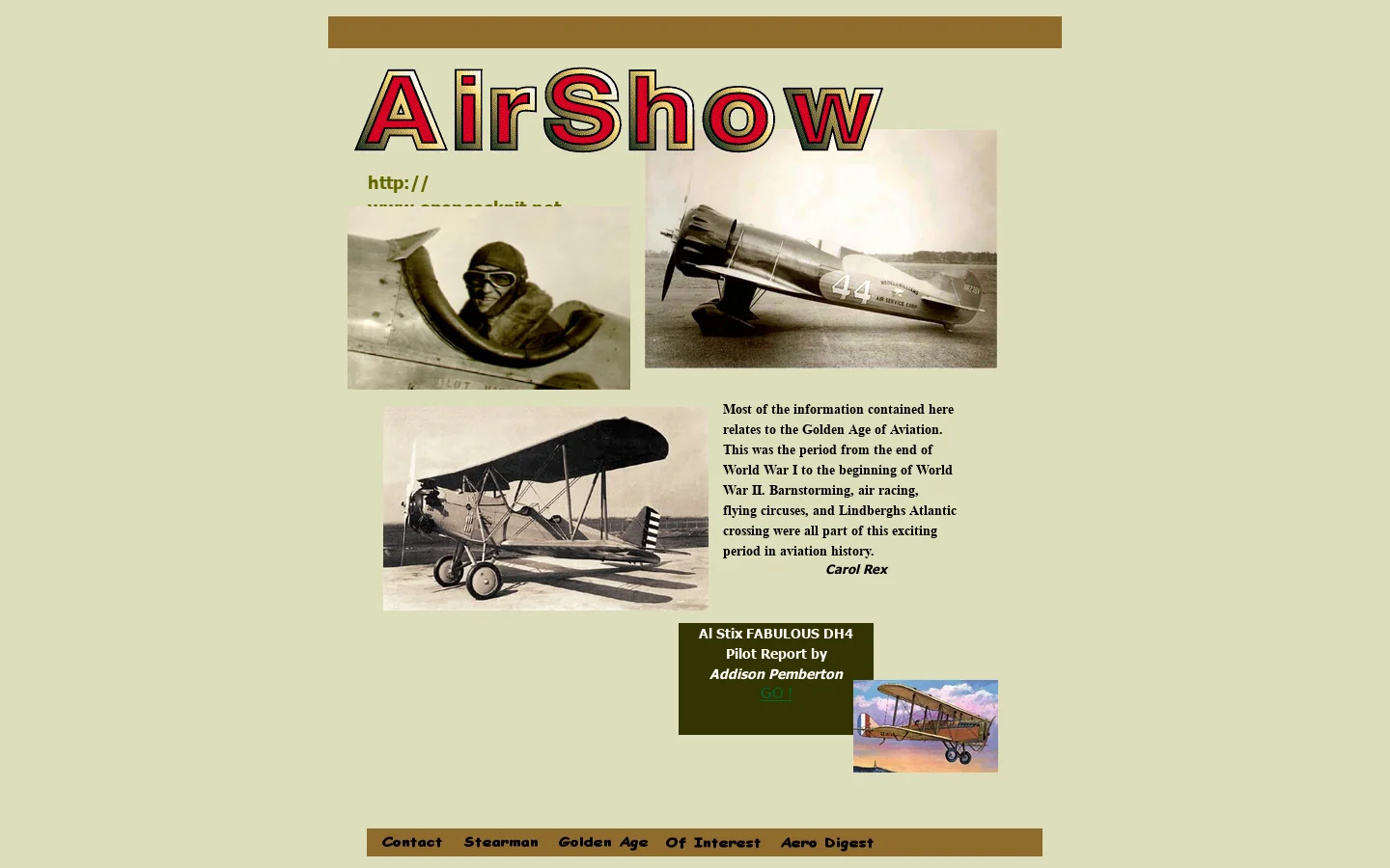The AirShow 首页截图