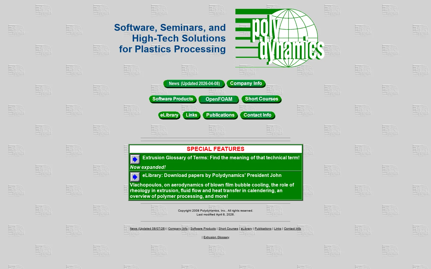 Polydynamics, Inc 首页截图