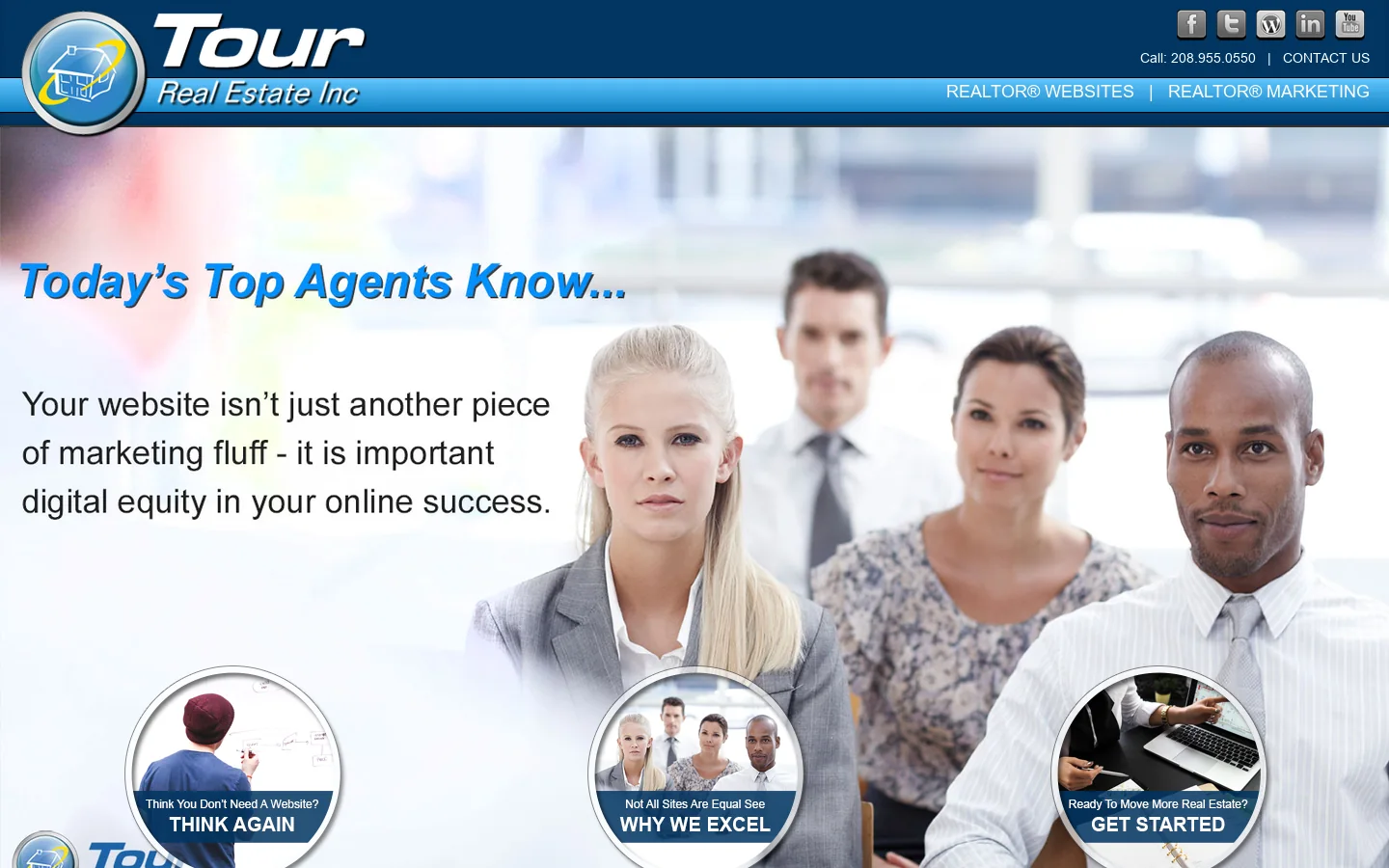 Websites for REALTORS from Tour Real Estate Inc 首页截图