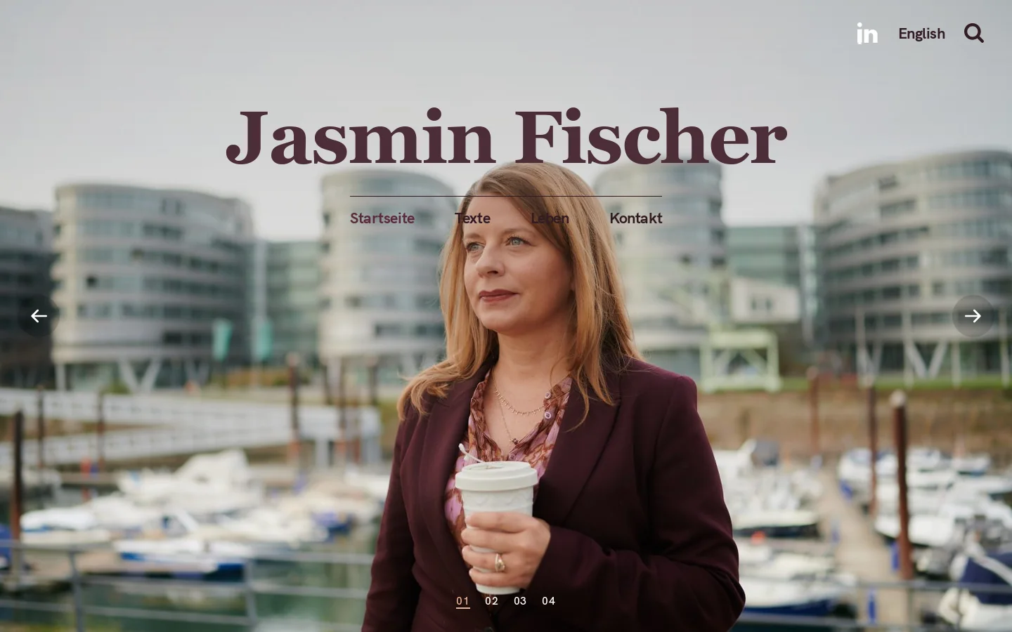 Jasmin Fischer 首页截图
