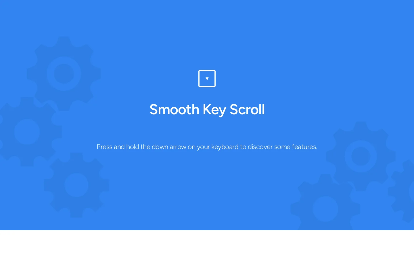 Smooth Key Scroll 首页截图