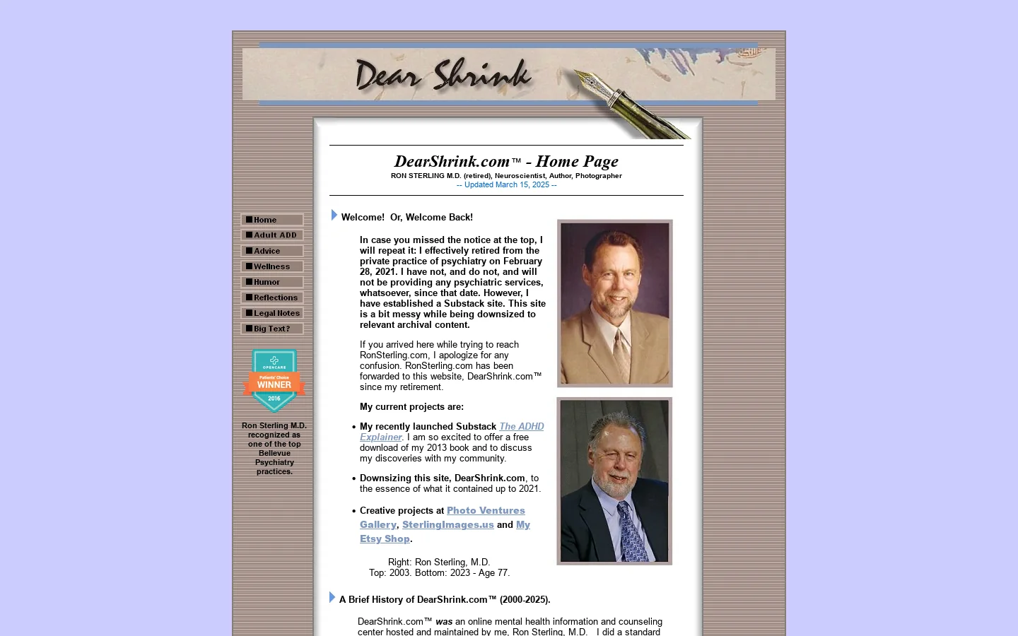 dearshrink.com 首页截图