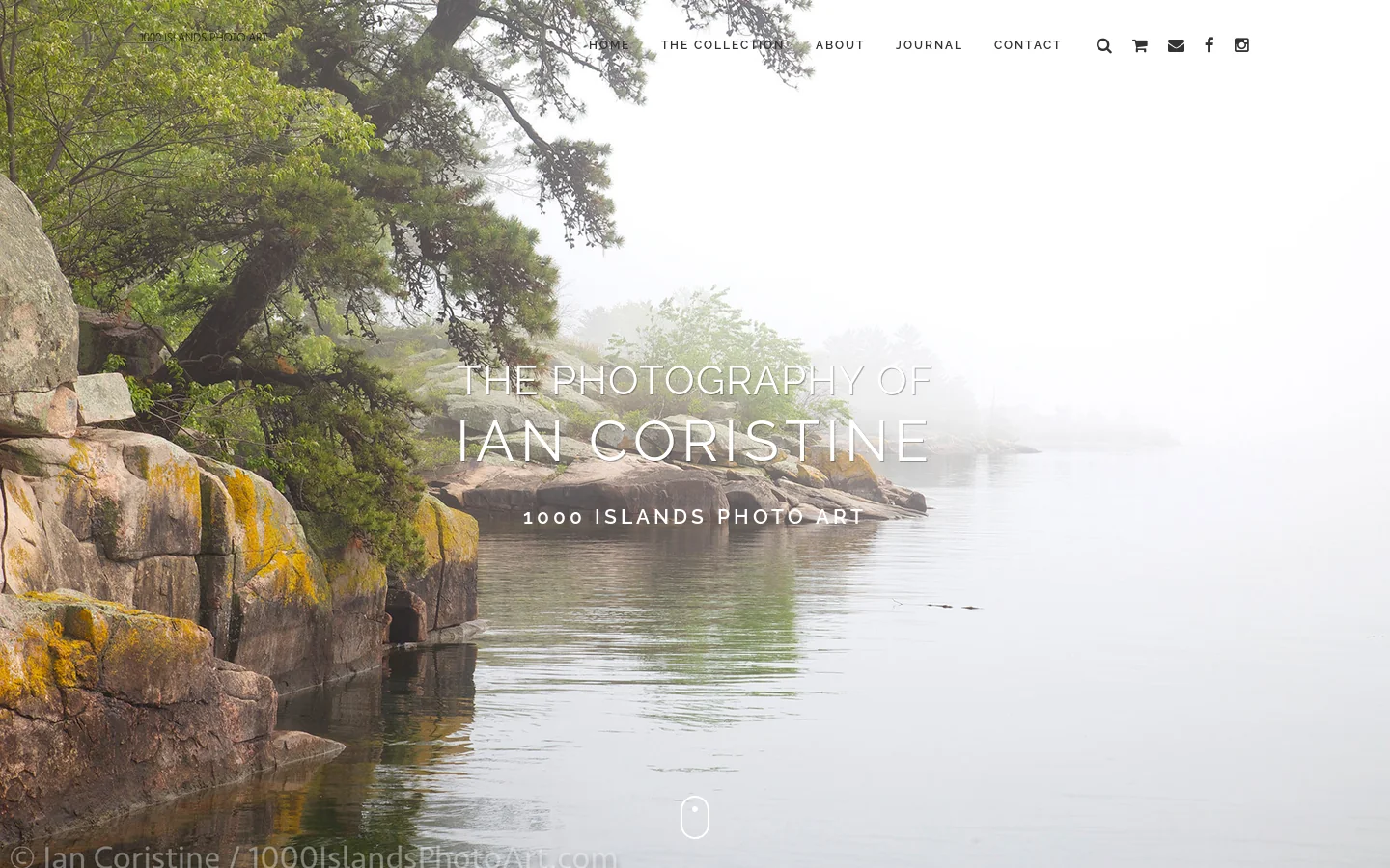 1000 Islands Photo Art 首页截图