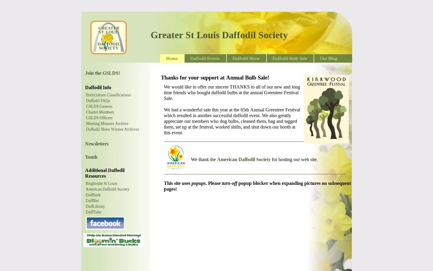Greater St Louis Daffodil Society Home 首页截图