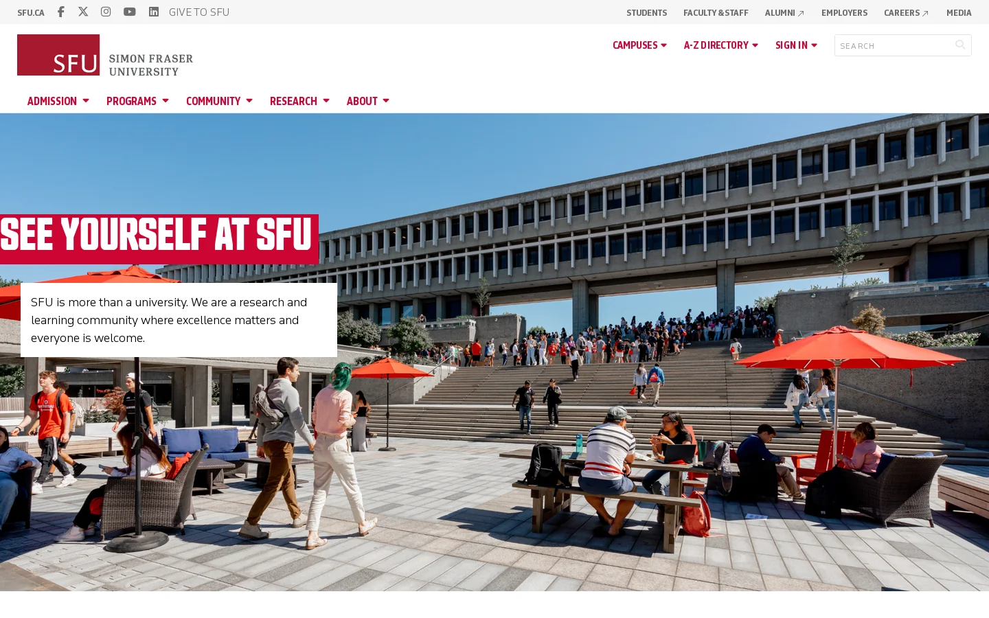 Energy and Materials Research Group - Simon Fraser University 首页截图