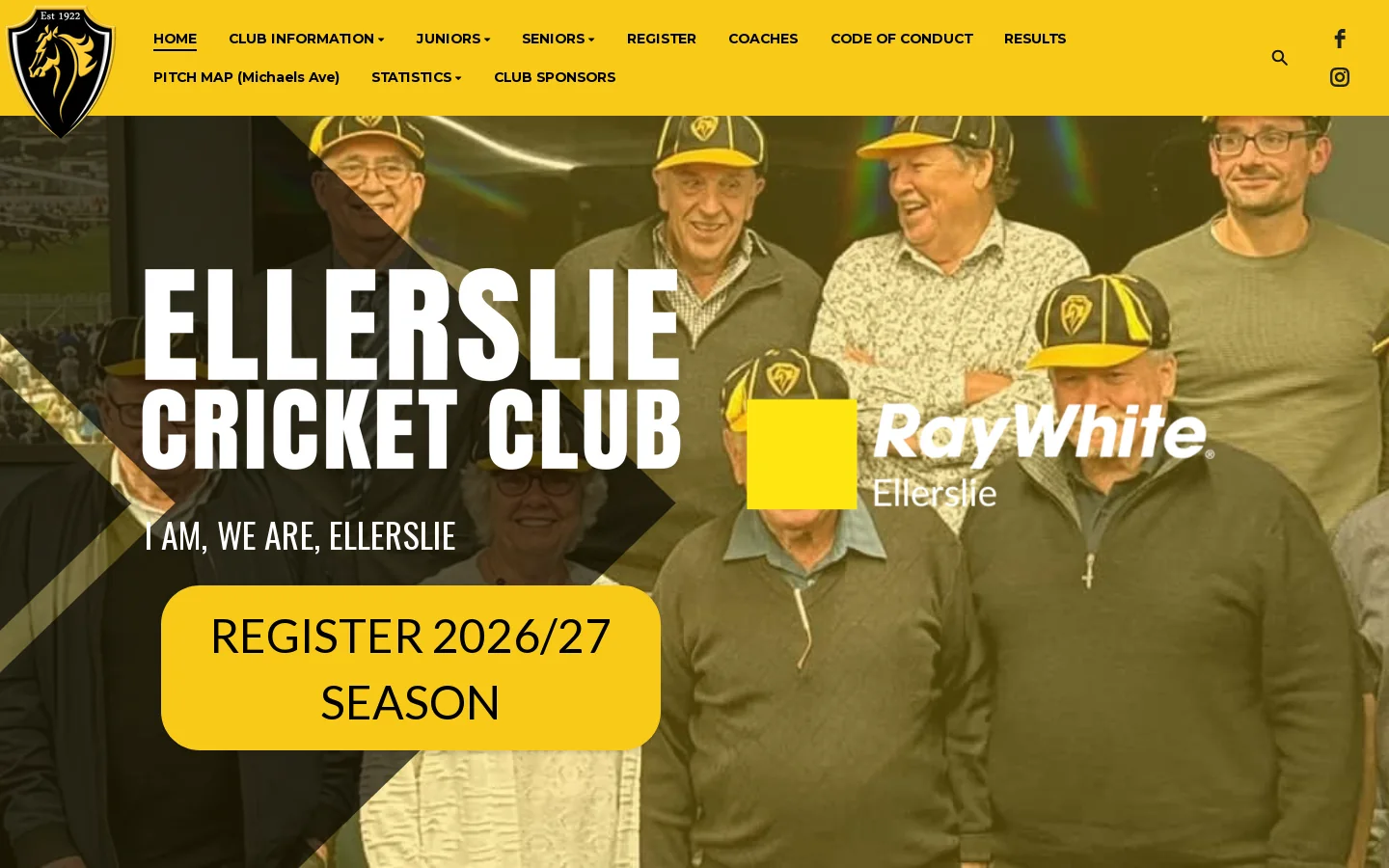 Ellerslie Cricket Club 首页截图