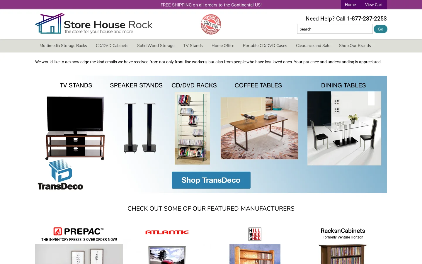 The best selection of CD,DVD storage available in cabinets, racks and desktop models 首页截图