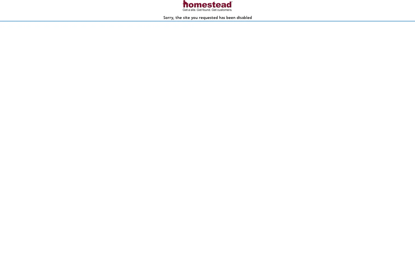 Website Disabled 首页截图