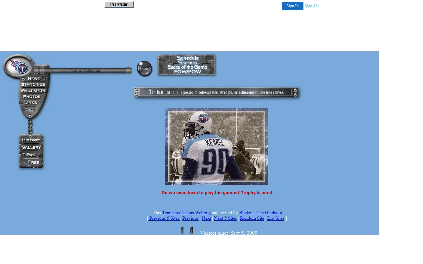 titans.00sports.com 首页截图