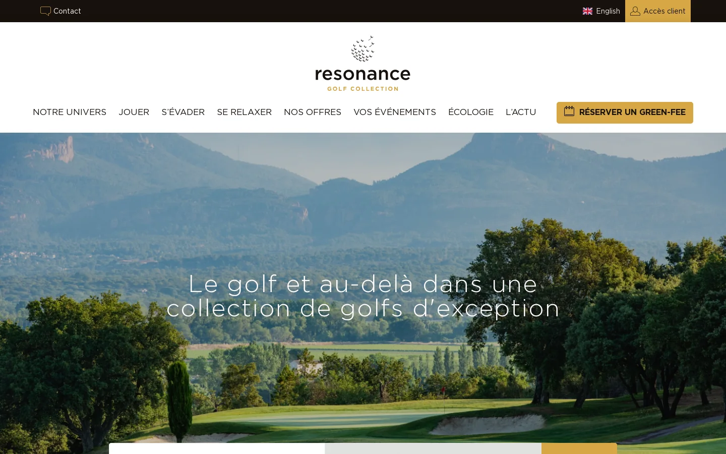 Resonance 首页截图