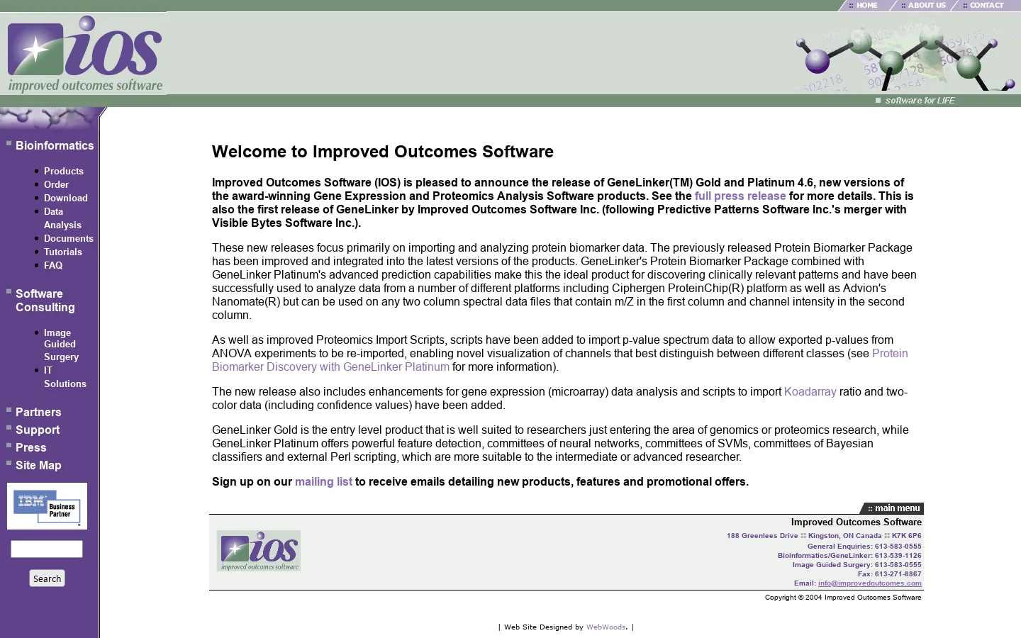 Improved Outcomes 首页截图