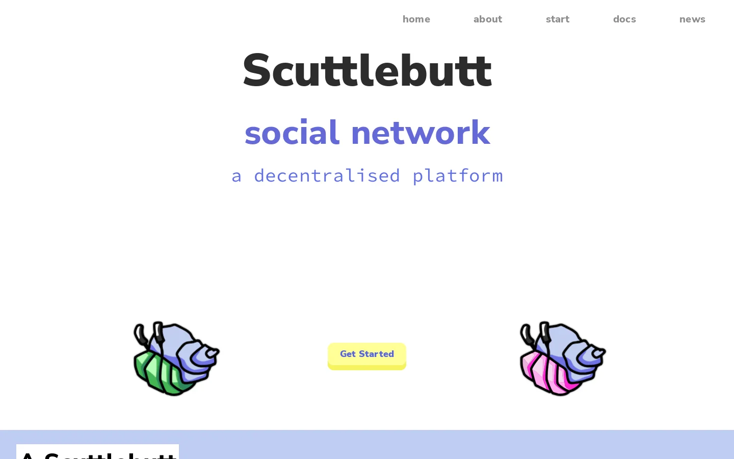 Scuttlebutt 首页截图
