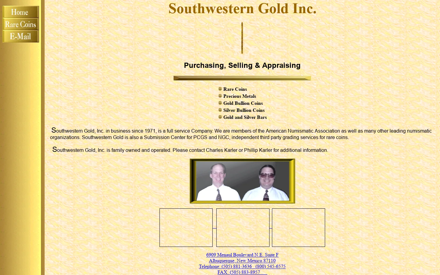 Southwestern Gold Inc 首页截图