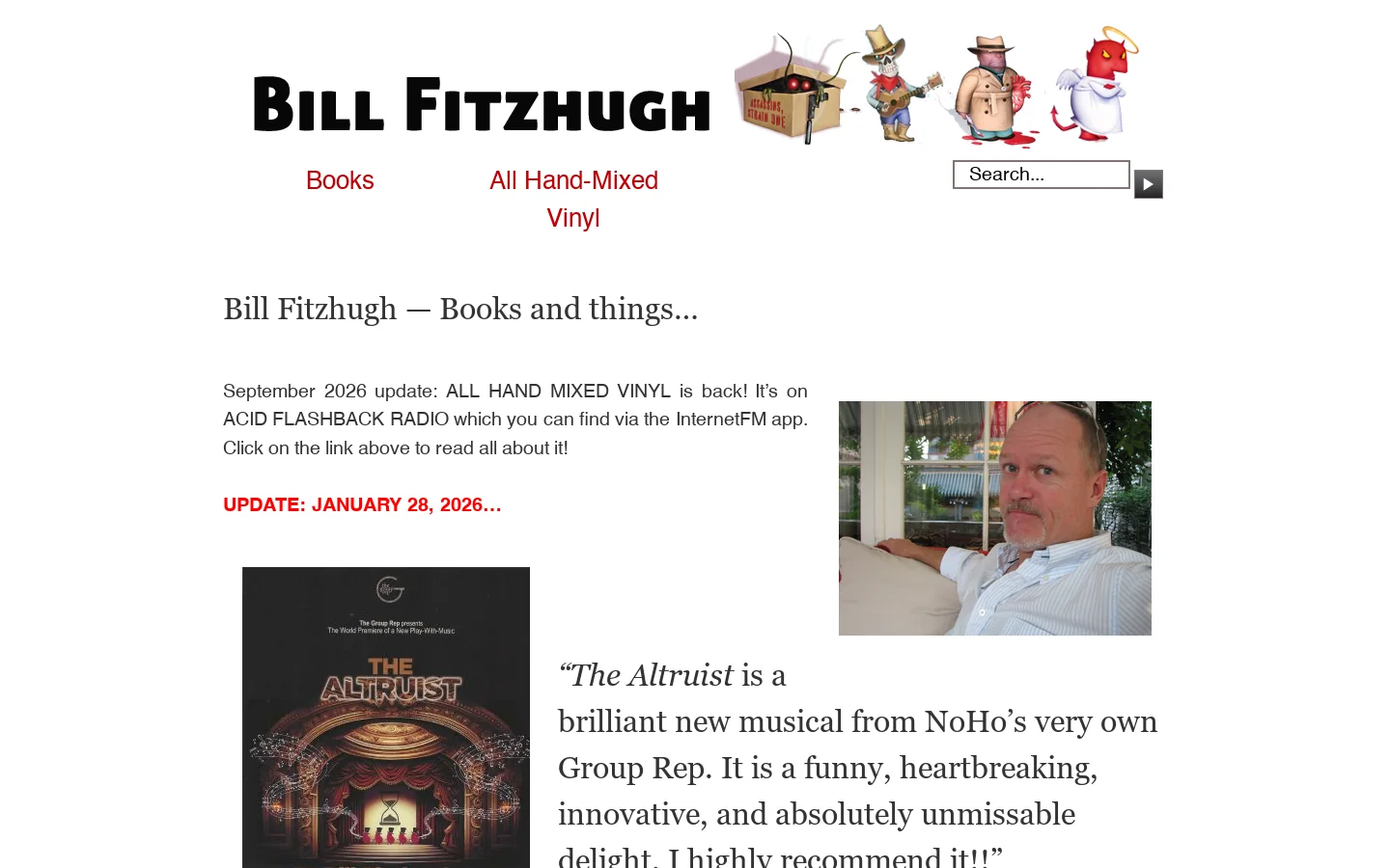 Bill Fitzhugh 首页截图