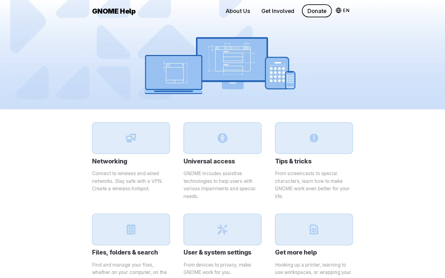 Learn GNOME 首页截图