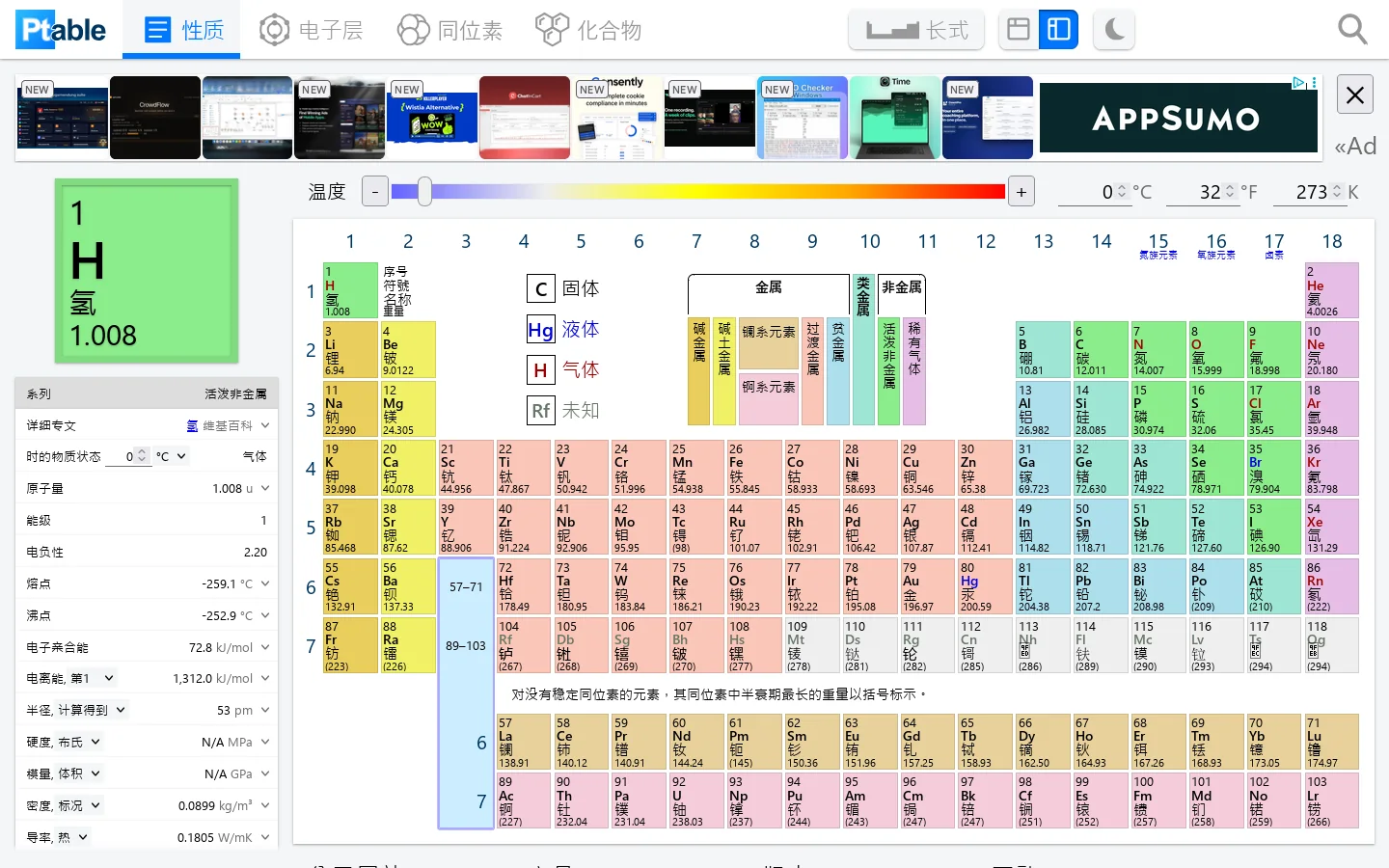 Ptable 首页截图