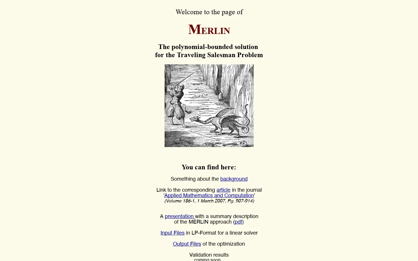 Merlins-World 首页截图