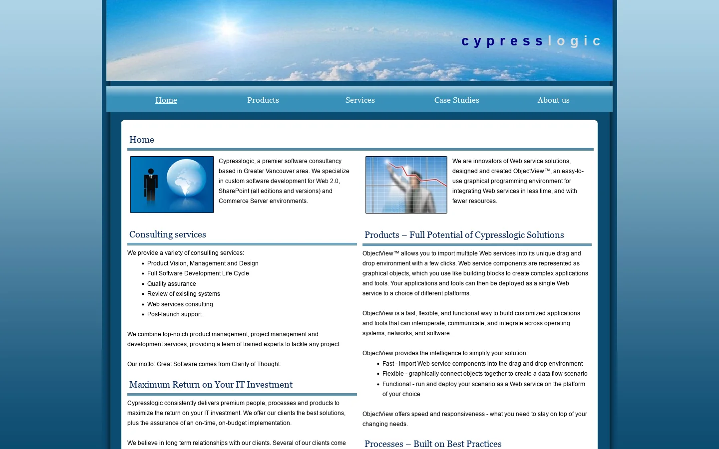 Cypresslogic Systems Inc 首页截图