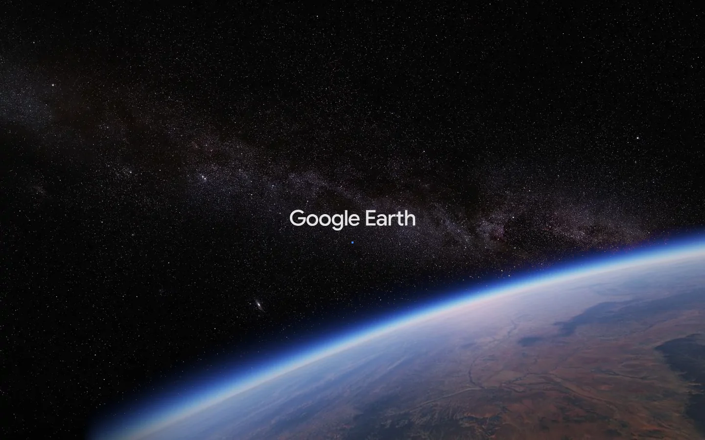 Google Earth 首页截图